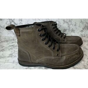 Crevo Men's Buck 020 Lace Up Casual Ankle‎ Boots Grey Size 9